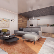 Infografías Fachada-Terraza-Salón-Cocina. 3D, Architecture, Interior Architecture, Design, Interior Design & Infographics project by Diamond Architecture - 01.31.2017