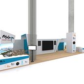 Stand Malaga Fitur 2017. Design, and Set Design project by Iván Martinez - 01.31.2016