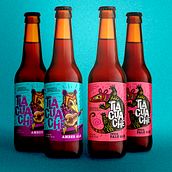 Cerveza artesanal Tlacuache. Een project van Grafisch ontwerp, Traditionele illustratie y Packaging van Cesar Nandez - 01.02.2017