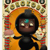 Portada y contraportada revista Yorokobu. Comic, Design, Character Design, Graphic Design, and Traditional illustration project by Rafa Velásquez - 11.10.2016