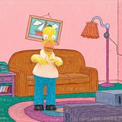 Homer Simpson de Los Simpson . 3D, Animation, Fine Arts, Film, Video, TV, Collage, Comic, Design, Game Design, Character Design, Graphic Design, and Motion Graphics project by Àlvaro TOrte - 02.01.2017