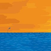 Mar infinito. Comic, and Traditional illustration project by Luis Linares Izquierdo - 02.03.2017