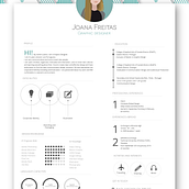 Cv. Design gráfico projeto de Joana Gonçalves de Freitas - 05.02.2017
