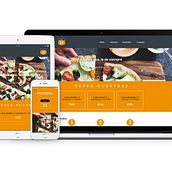 Web pizzería km 11. Br, ing, Identit, Web Development, and UX / UI project by Luciana Tavella - 02.06.2017