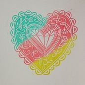 Blonda de corazón y lince ibérico. Arts, Crafts, Fine Arts, and Design project by lupeida - 02.09.2017