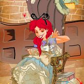 Alice. Traditional illustration project by manuelisandror - 03.08.2007