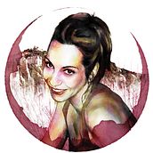 Mi amiga Carol - Retrato ilustrado con Photoshop. Traditional illustration project by Glòria López Llebot - 02.09.2017