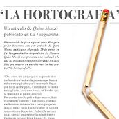 La Hortografía - Mauricio Alfaro - Ilustración editorial. Design, Editorial Design, Traditional illustration, T, and pograph project by Mauricio Alfaro - 02.09.2017