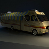 Fleetwood Bounder "Breaking Bad": Modeling and texture Ein Projekt aus dem Bereich 3D und Design von Kraftfahrzeugen von Sergio Cabezudo - 11.03.2016