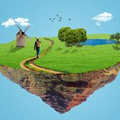 Floating Land. Photograph, Photograph, and Post-production project by Pau Piqué - 02.10.2017