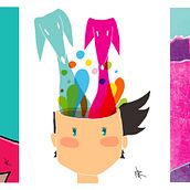 Mi Proyecto del curso: Ilustración original de tu puño y tableta. Traditional illustration project by Noelia Ramos - 02.12.2017