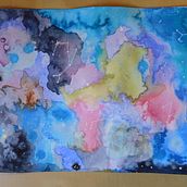 Cassioppeia. Arts, Crafts, Fine Arts, and Traditional illustration project by lupeida - 02.22.2017