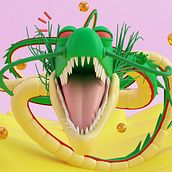 Shenlong. 3D, and Traditional illustration project by Gallo López - 02.13.2017