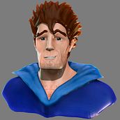 Mi Proyecto del curso: Modelado de personajes en 3D. Character Design, 3D, and Design project by ajcivicogonzalez - 02.12.2017