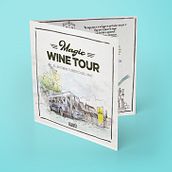 Díptico para empresa de turismo. Graphic Design project by Diego Ortega - 01.13.2017