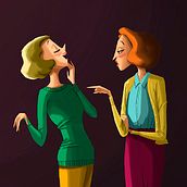 Cuchicheos.... Animation, Character Design, and Traditional illustration project by Begoña Fernández Corbalán - 02.12.2017