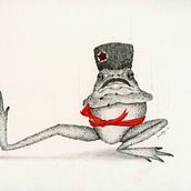 Sapo Cosaco. Traditional illustration project by Laura Regàs - 02.14.2017