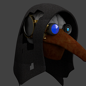 Raven mask. Un proyecto de 3D de Arkalion Shobic - 13.02.2017