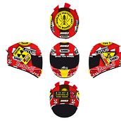 Catalan GP 2015 Marc Marquez Helmet Contest Finalist. Graphic Design project by Miguel Angel de la Barrera - 03.30.2015