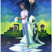 Fan Art - Moon Knight. Een project van Traditionele illustratie van Patricia SM - 12.12.2016