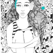 De la serie MUJERES.... Animation, Street Art, Comic, and Character Design project by sandra leticia Martínez - 06.17.2016