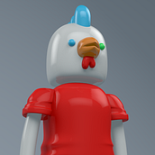 Mi Proyecto del curso: Diseño de personajes en Cinema 4D: del boceto a la impresión 3D. 3D project by Christian Salinas - 03.09.2017
