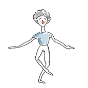 Leo va al ballet.. Animation, and Traditional illustration project by María Sanz - 02.19.2017