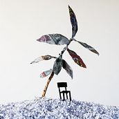 Plantas momificadas y moldes de papel. Construcción de escenarios.. Un proyecto de Fotografía y Escultura de David Kims - 12.09.2016