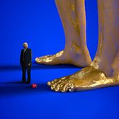 No wall will ever be big enough. #notrump. 3D, Direção de arte, e Design gráfico projeto de Gonçalo Soares - 20.02.2017