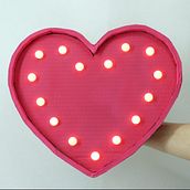 DIY Corazón luminoso. Een project van Craft van Sandra Cuenca - 20.02.2017