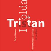Primer cartel tipográfico para la opera Tristan&Isolda. Editorial Design, and Graphic Design project by Wara Raquel Argibay Martinez - 02.23.2017