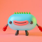 Mascotas (2). 3D, and Graphic Design project by Ferran Molina Ventura - 02.25.2017