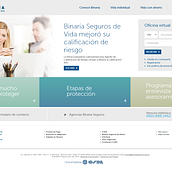 Binaria Seguros. Web Development project by Anton Smolik - 02.26.2016