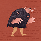 Serie 'Animal Carnival'. Ilustração tradicional projeto de Tania Acuña - 02.03.2017