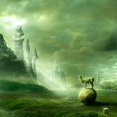 Mi Proyecto del curso: Matte Painting: creando mundos fotorrealistas; Del boceto a La Llama. Design, Photograph, Traditional illustration, L, and scape Architecture project by Nacho Arasanz Esteban - 03.07.2017