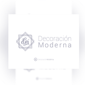 Decoración Moderna ~ logo. Graphic Design project by Sofia Designs - 01.30.2017