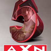 AXN aniversario señal alemana. Un proyecto de 3D e Ilustración tradicional de Alejandro Calonge - 03.03.2017