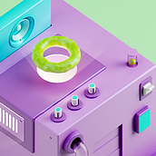 Candy machine. Un proyecto de 3D, Dirección de arte e Ilustración tradicional de Pablo Vargas - 07.03.2017