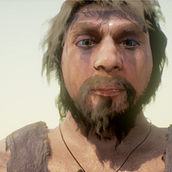 Neandertal. 3D, and Character Design project by Candido Romon Diaz - 03.07.2017