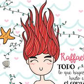 PequeSirena. Un proyecto de Diseño de personajes, Diseño gráfico e Ilustración tradicional de Xindy Alarcón La Serna - 22.02.2017
