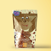 Illustration & Branding - Candy bear Pouch. Art Direction, Design, Traditional illustration, and Packaging project by Gladiolé Maga - 09.11.2016
