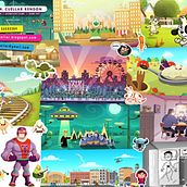 Dirección de arte - Proyectos animados. Un progetto di Animazione, Direzione artistica e Character design di Jorge Cuellar Rendon - 08.03.2017