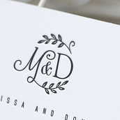 Wedding logotype. Br, ing, Identit, Graphic Design, T, and pograph project by Carles Ivanco Almor - 03.08.2017