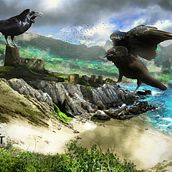 Mi Proyecto del curso: Matte Painting: creando mundos fotorrealistas y uno mio. Design, Graphic Design, Photograph, Traditional illustration, L, and scape Architecture project by Mihai Alexuc - 03.20.2017