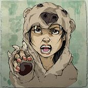 Nahualitos - Ilustración. Character Design, and Traditional illustration project by Ademar García - 03.13.2017