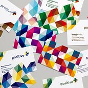 Positive - Logo Template y Tarjeta de Negocio. Br, ing & Identit project by Mauro Bertolino - 03.21.2017