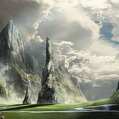 Mi Proyecto del curso: Matte Painting: creando mundos fotorrealistas. Traditional illustration project by rondinelli - 03.20.2017