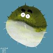 Character Design: colorfull fish. Een project van Ontwerp van personages y Traditionele illustratie van Sarah Torelli - 21.03.2017
