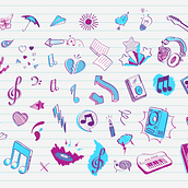 Disney Channel - Violetta. 3D, Motion Graphics, e Tipografia projeto de HippieHouse Studio - 22.03.2017