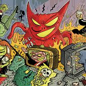 Diazepunk - Arte 5to disco. Un progetto di Fumetto, Character design, Graphic design, Illustrazione tradizionale e Musica di Fernando Marquez Benavente - 23.03.2017